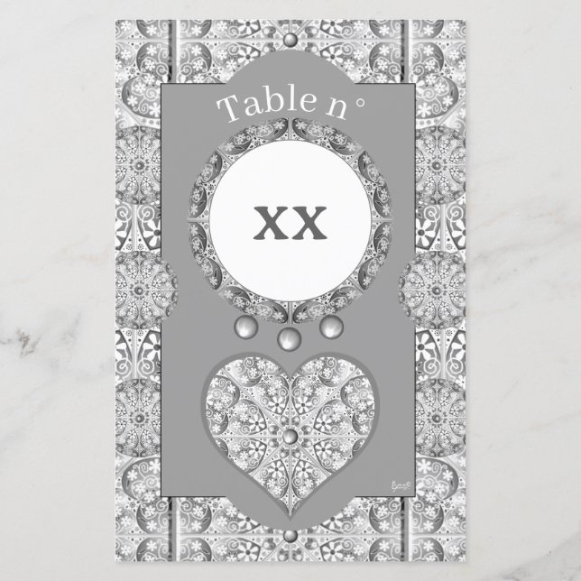 Ceramic Lace grey (Back)