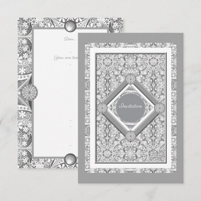 Ceramic lace Grey (Front/Back)