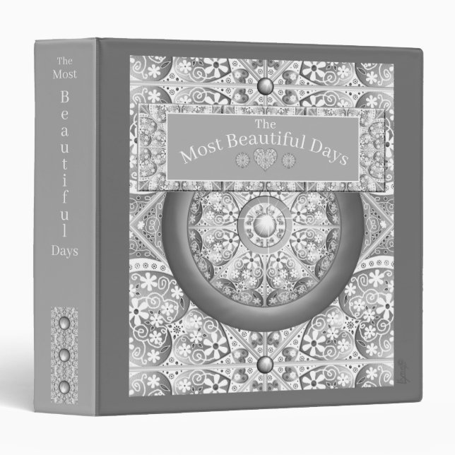Ceramic Lace grey Binder (Front/Spine)