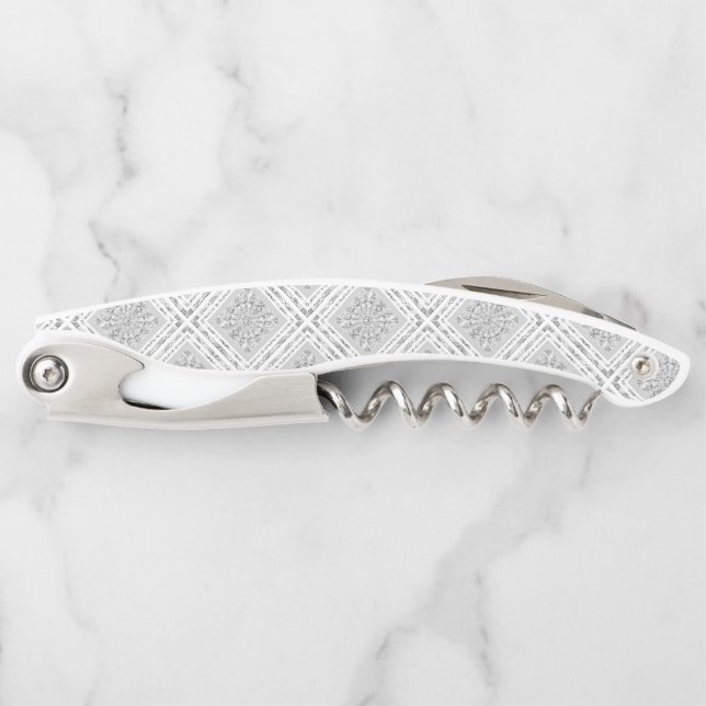 Ceramic Lace Grey Corkscrew (Front)