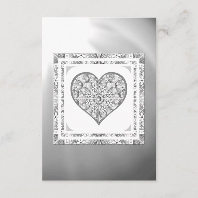 Ceramic Lace grey Enclosure Card (Front)