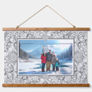 Ceramic lace Grey Hanging Tapestry