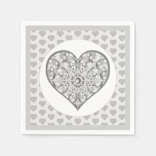 Ceramic Lace grey Napkin