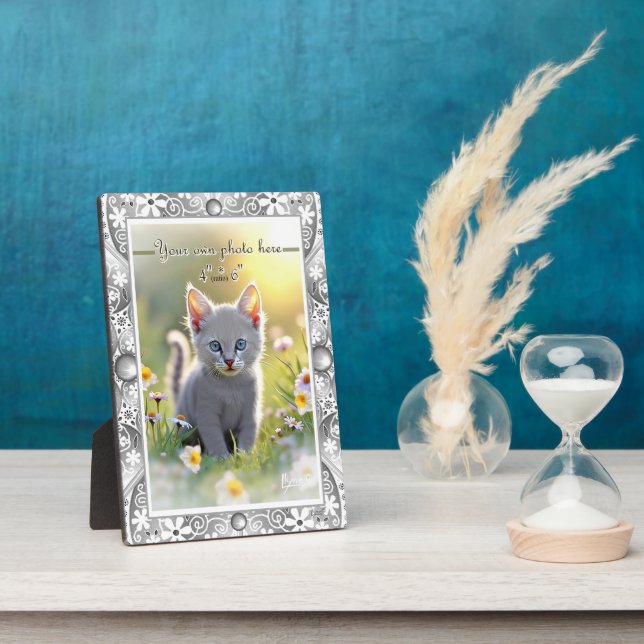 Ceramic lace Grey Plaque (Side)