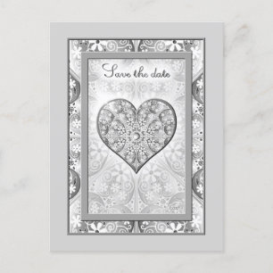 Ceramic lace Grey Postcard