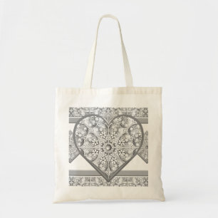 Ceramic Lace grey Tote Bag