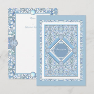 Ceramic lace Light blue