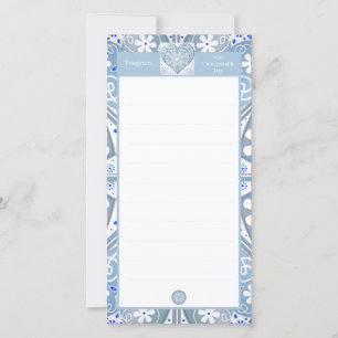 Ceramic Lace Light Blue