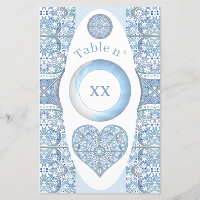 Ceramic Lace Light Blue (Back)