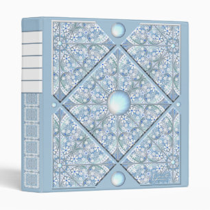 Ceramic Lace Light Blue Binder