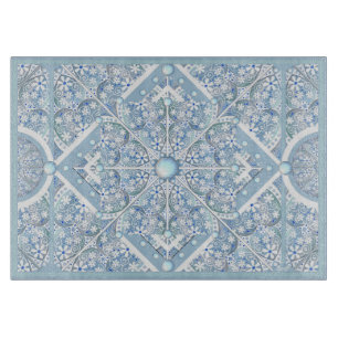 Ceramic Lace light blue, Cutting Board