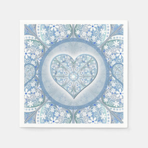 Ceramic Lace Light Blue Napkin