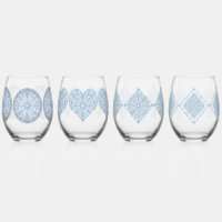 Ceramic lace Light blue