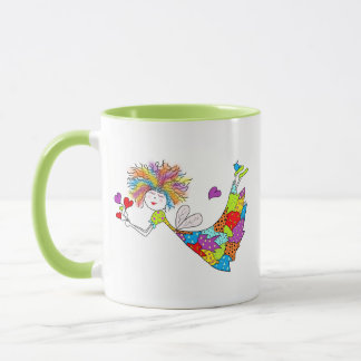 Ceramic Mug Whimsical Fairy