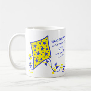 Ceramic Mug - Whimsical Kite with saying