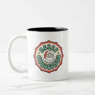 Ceramic Mug with Christmas Sticker