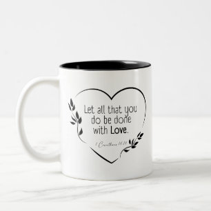 Ceramic Mug with Inspirational Quote