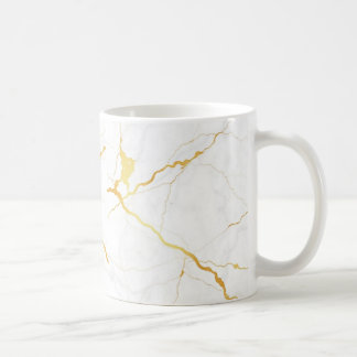 Ceramic Mug with Tile Pattern Design - Stylish