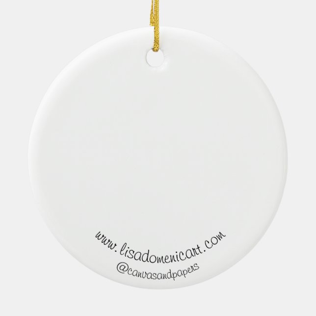 Ceramic Ornament Heavenly Peace (Back)