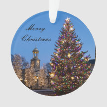 Ceramic Ornament of Quincy Center