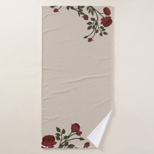 Ceramic Pet Bowl Bath Towel Set (Bath Towel)