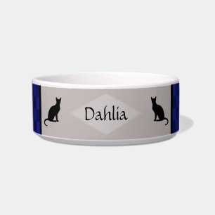 Ceramic Pet Bowl with cats - HAMbWG