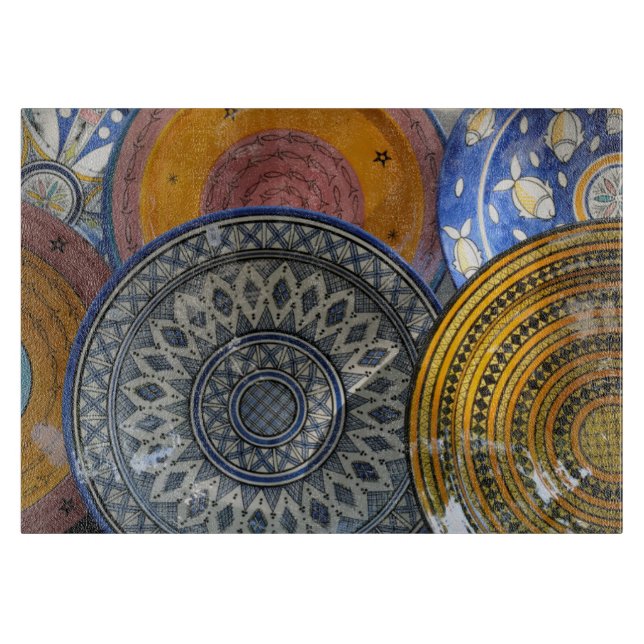 Ceramic Plates Cutting Board (Front)