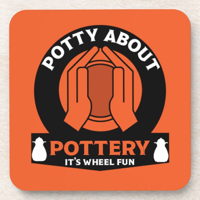 Ceramic Pottery Maker Coaster (Front)