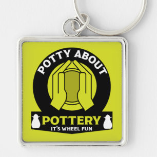 Ceramic Pottery Maker Keychain