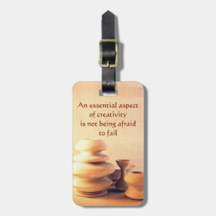 Ceramic Pottery Still Life I - Light and Shadow Luggage Tag