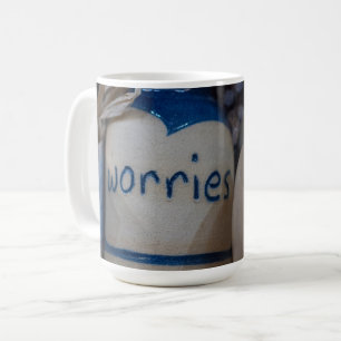 Ceramic Solace - Artisanal Worry Jar Coffee Mug
