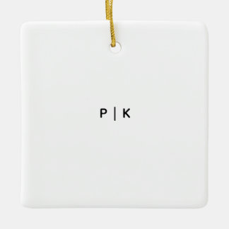 Ceramic Square Ornament