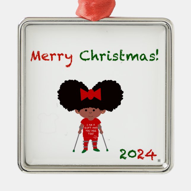 Ceramic Square Ornament (Front)