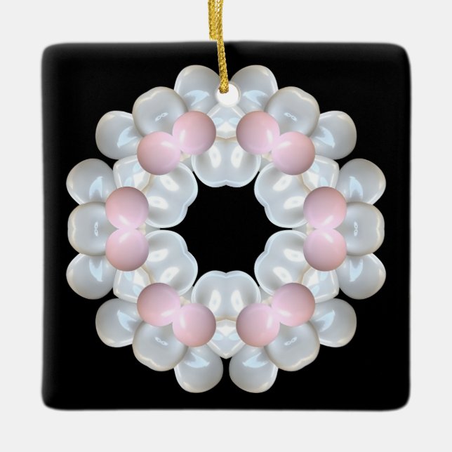 Ceramic Square Ornament (Front)