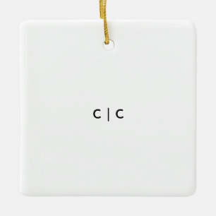Ceramic Square Ornament