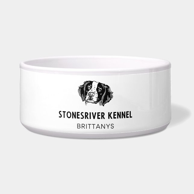 Ceramic SRK Brittany Food Bowl (Front)