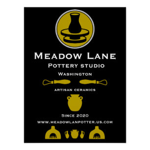 Ceramic Studio Potter Business Promotion Poster
