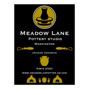 Ceramic Studio Potter Business Promotion Poster
