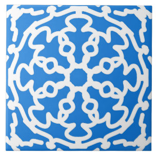 Ceramic Tile, An elegant blue & white design Tile