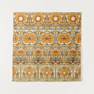 Ceramic Tile: Art Nouveau Style. Tapestry