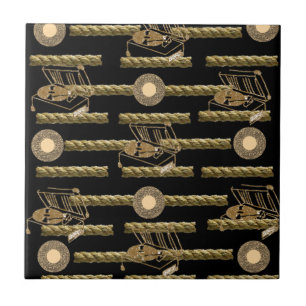 Ceramic Tile Black Country Rope