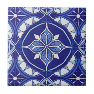 Ceramic Tile Blue and White 