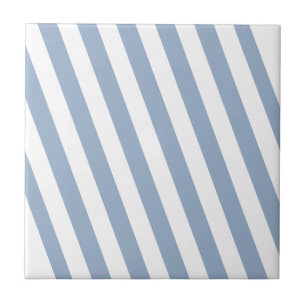 Ceramic Tile Blue Stripe