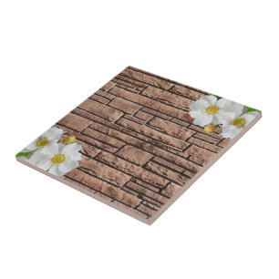 Ceramic Tile Brick Floral