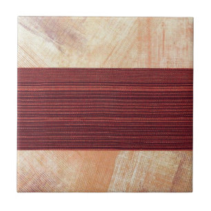 Ceramic Tile Burnt Orange Pattern