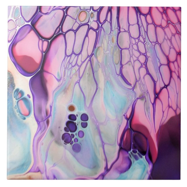 Ceramic Tile - Butterfly Wings Abstract 2 (Front)