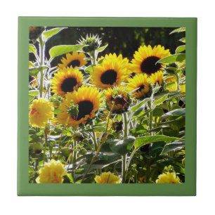 Ceramic tile can be used as coaster or spoon rest