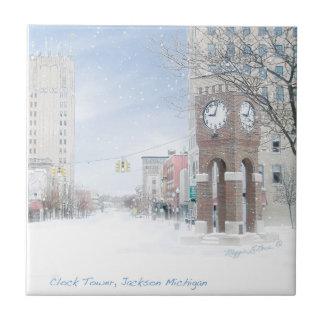 Ceramic Tile - Clock Tower Jackson Michigan