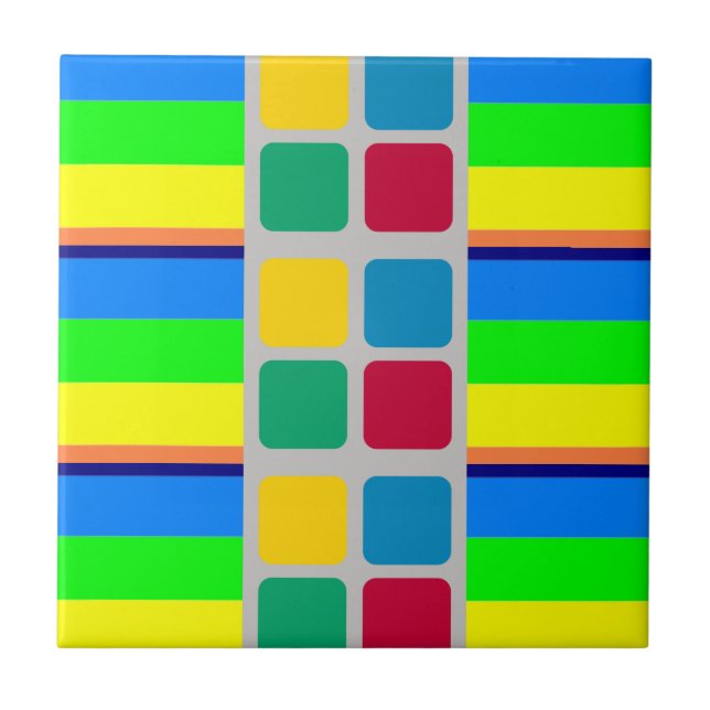 Ceramic Tile Colourful Colours (Front)