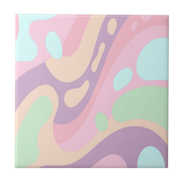 Ceramic Tile Colourful Pastel (Front)